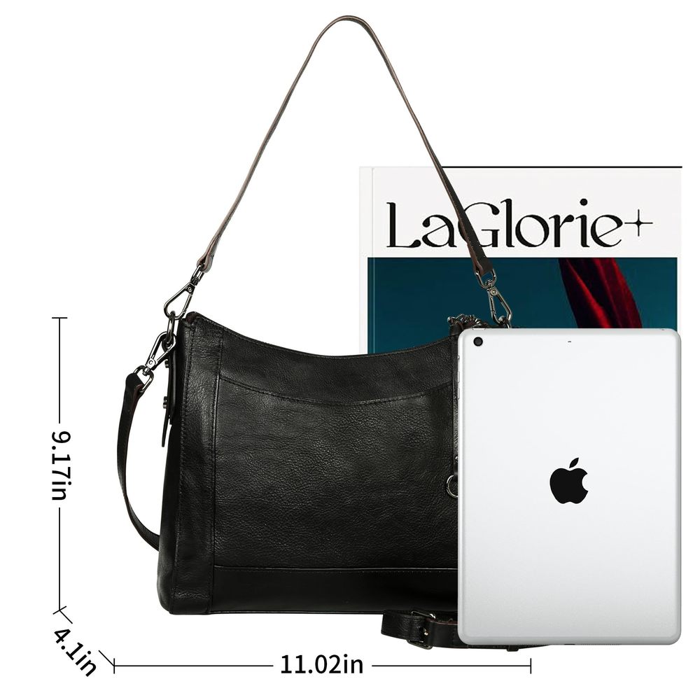 Retro Leather Crossbody Bags Shoulder Bag Purse And Handbag Hobo :^) - Picture 3 of 7